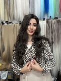 کلاهگیس خرمایی حالت دار