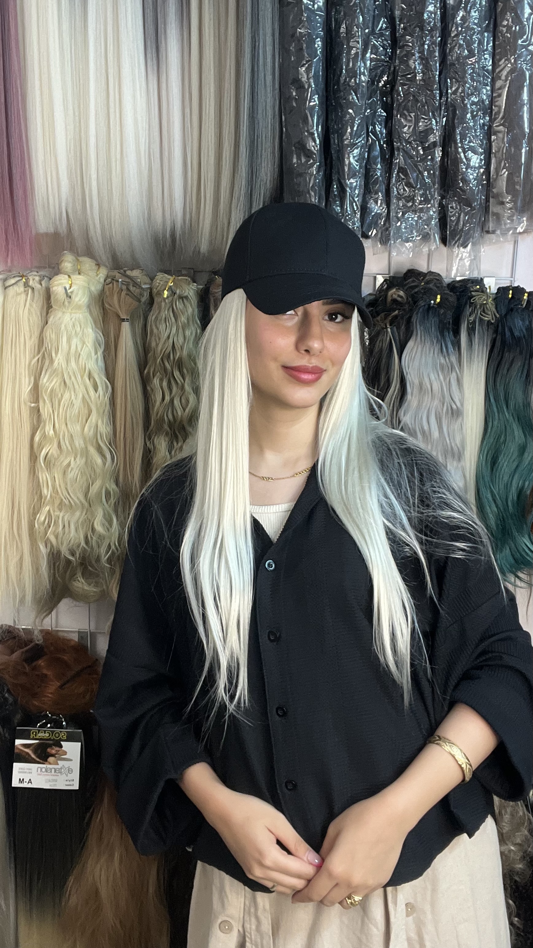 کلاه مویی نقره ای