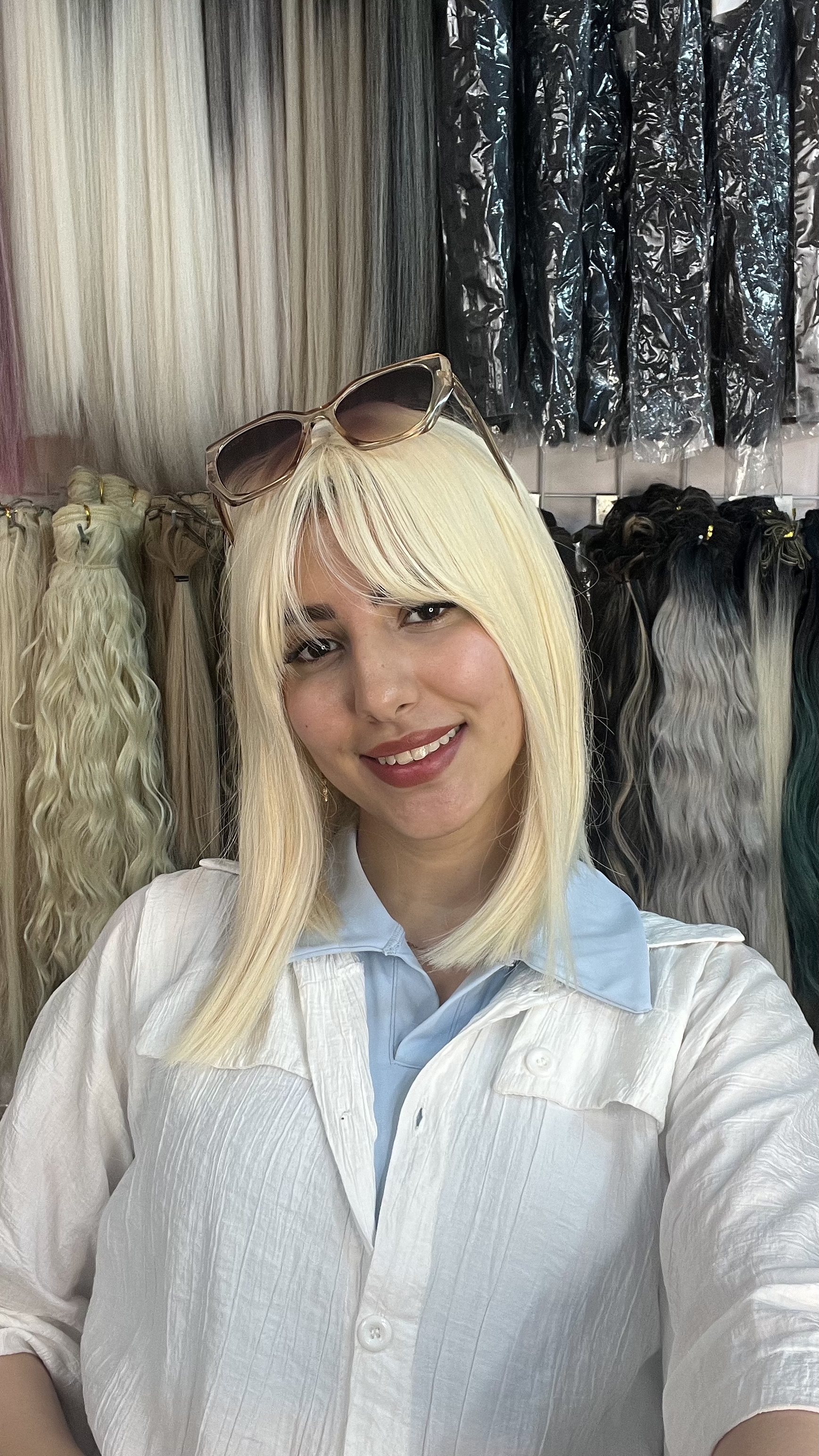 کلاهگیس مصری بلوند