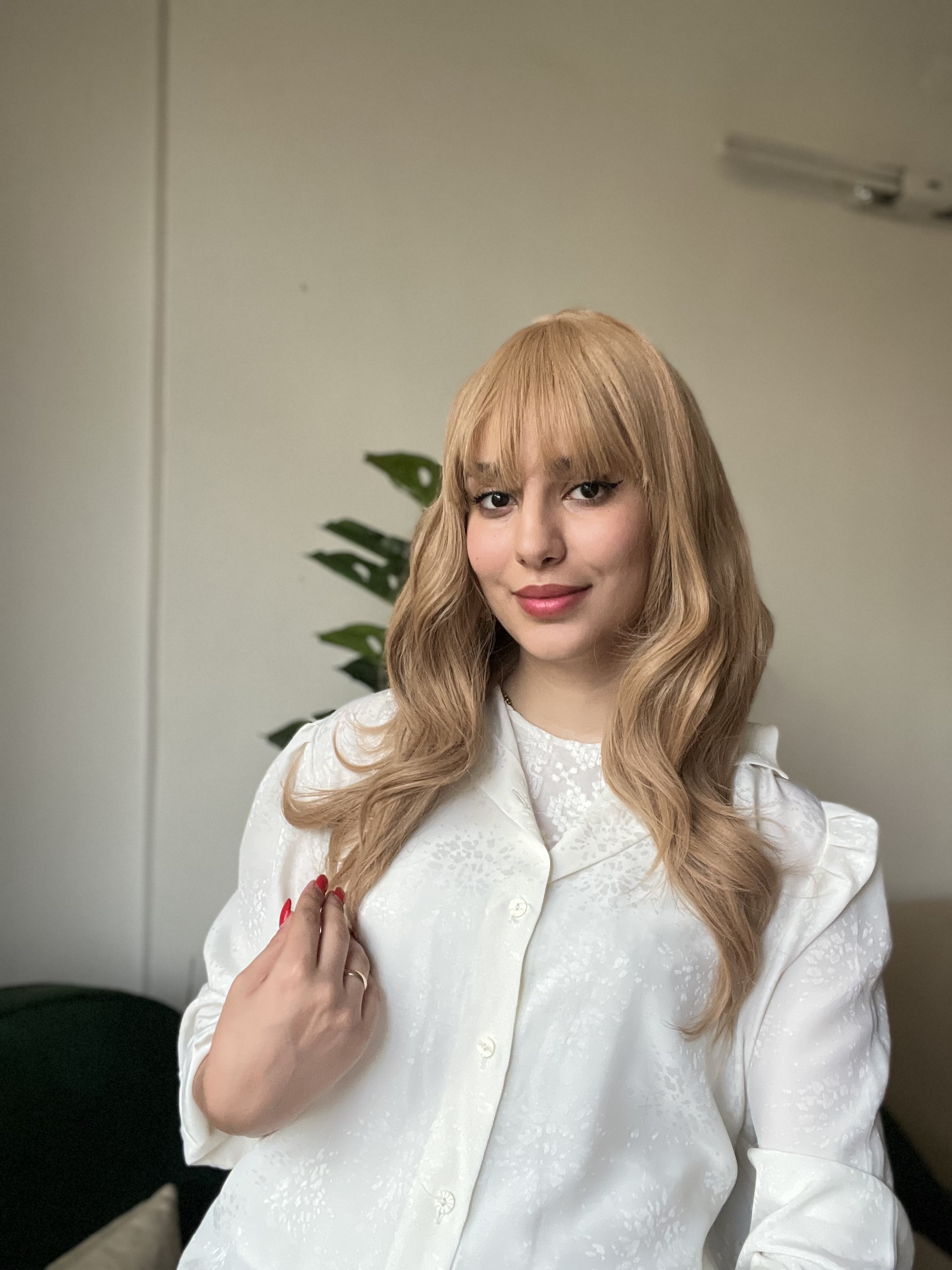 کلاهگیس رنگ کنفی